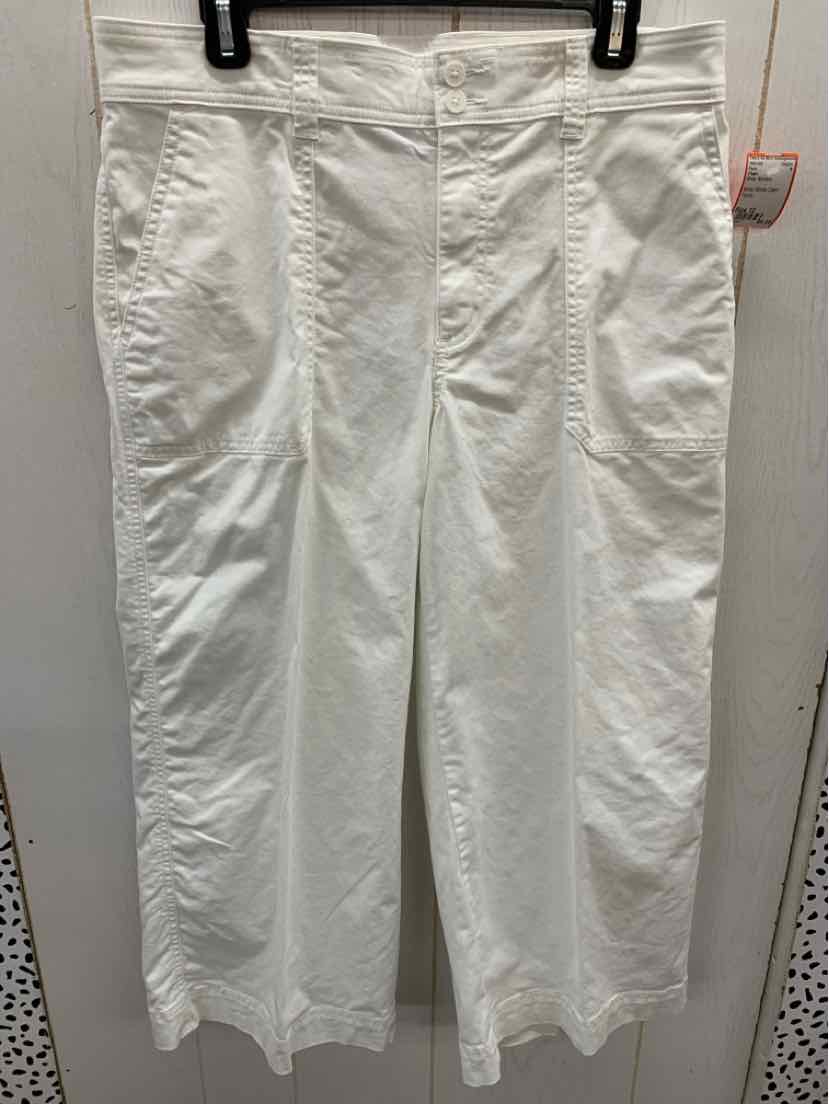 Chaps White Womens Size 12 Pants