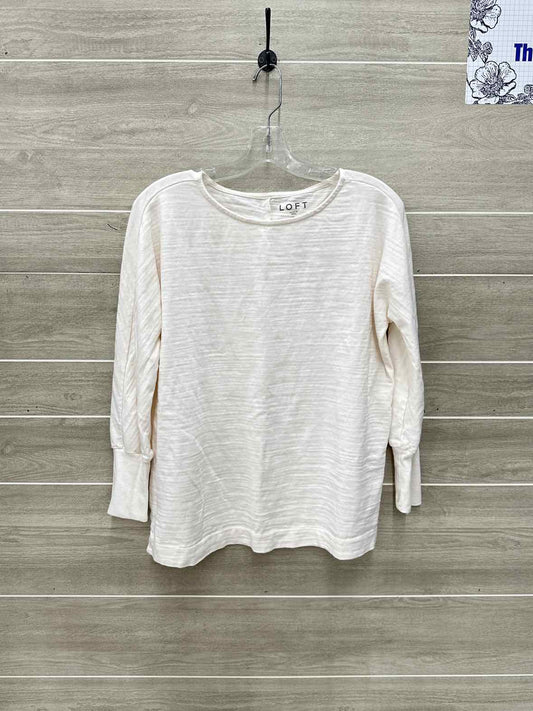 LOFT Size S Cream Womens Shirt