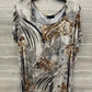 Size 2X Brown Plus Shirt