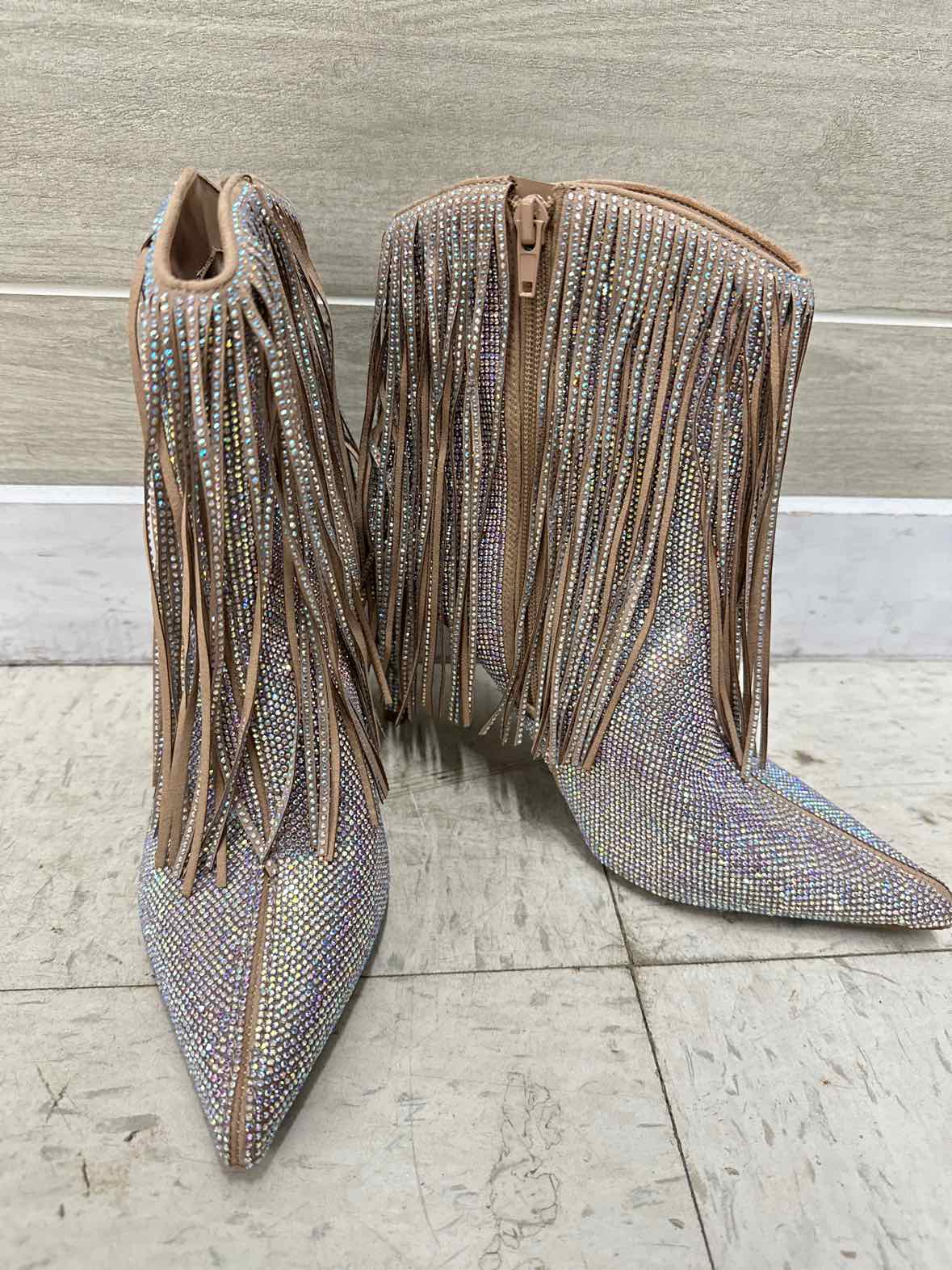 INC US Shoe Size 9.5 Silver Womens Boots