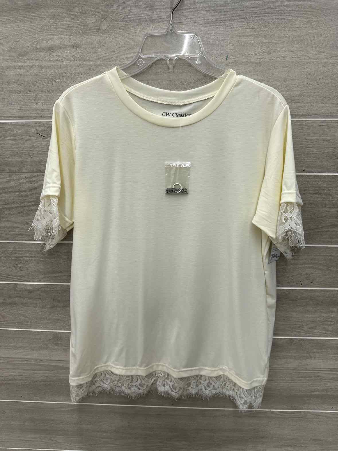 Size L Cream Womens Shirt