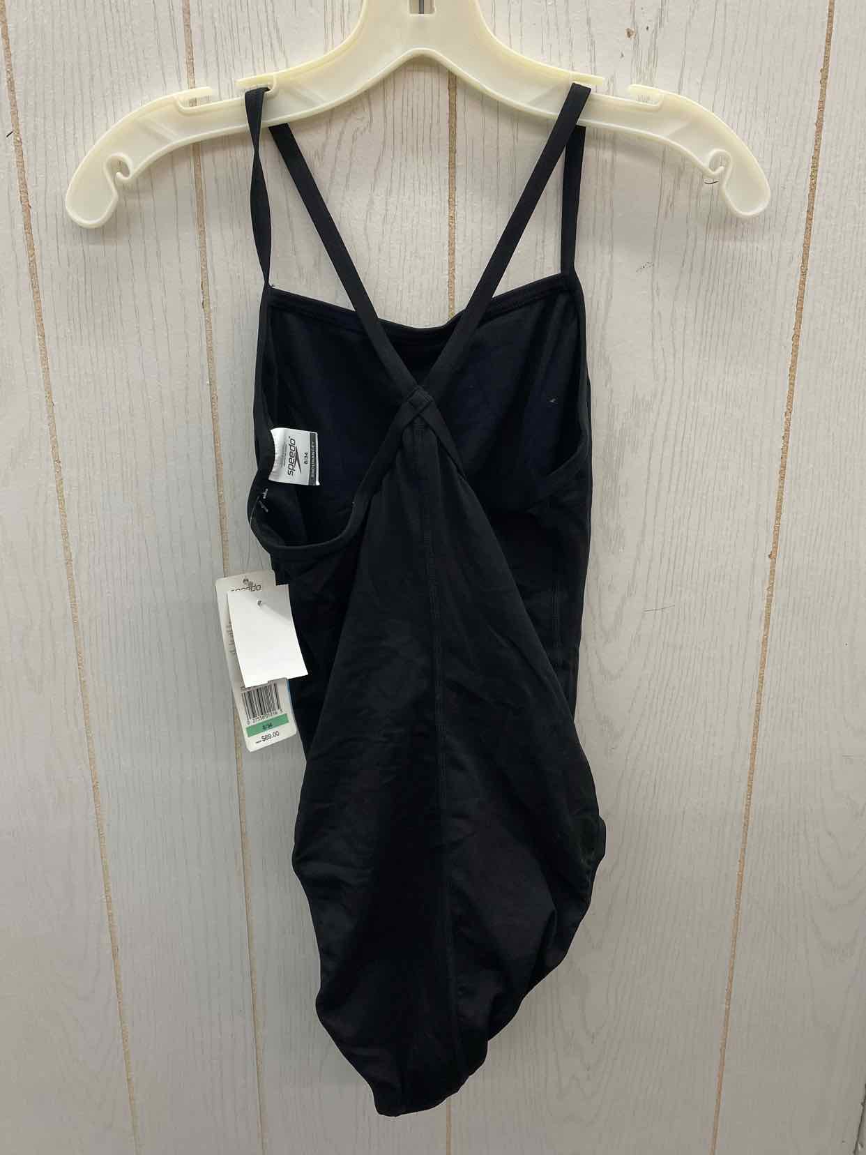 Speedo Black Womens Size 8 Swimsuit