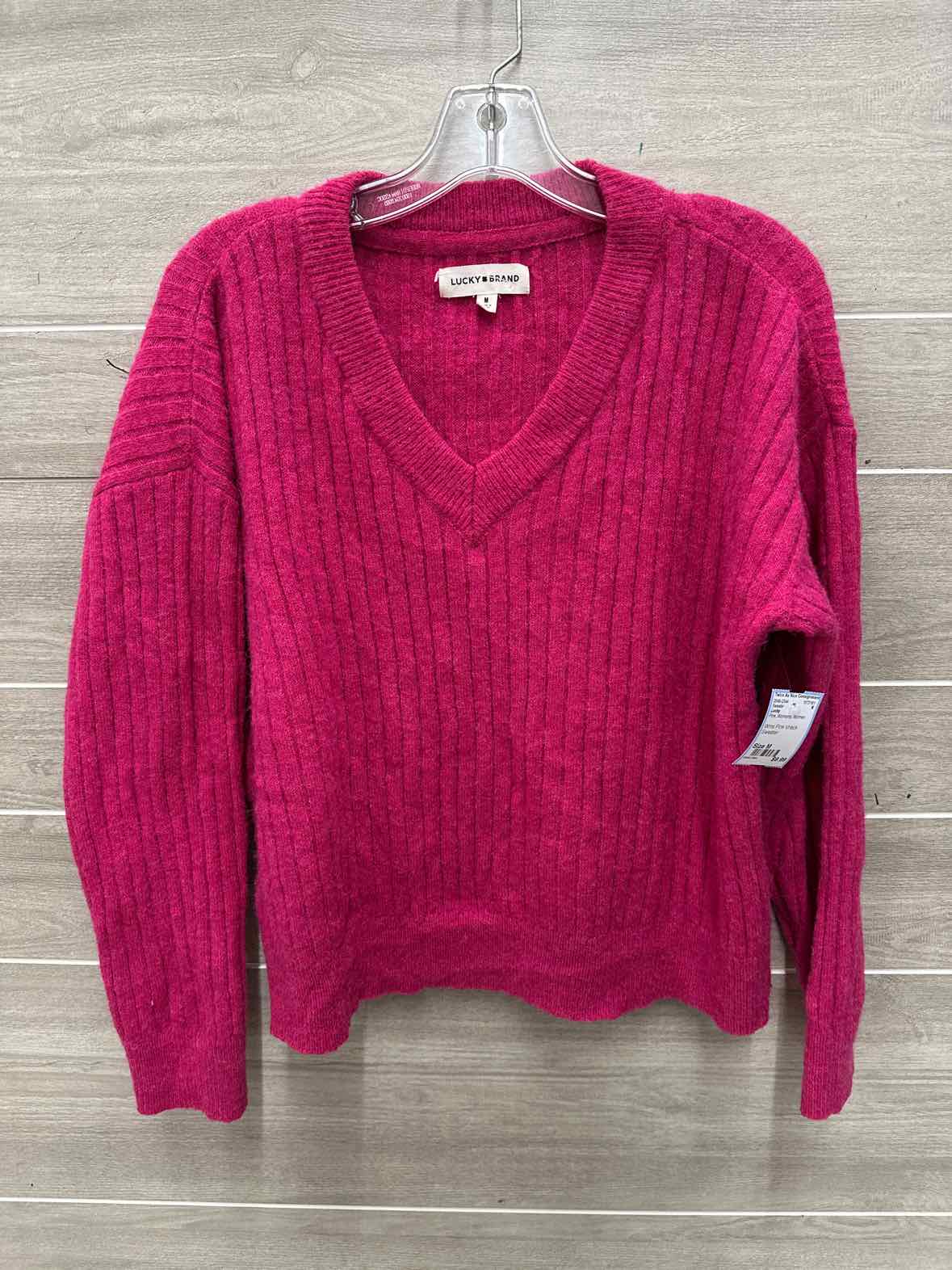 Lucky Size M Pink Womens Sweater