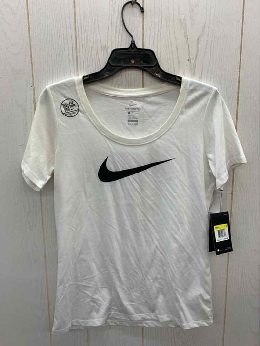 Nike White Womens Size Small Shirt