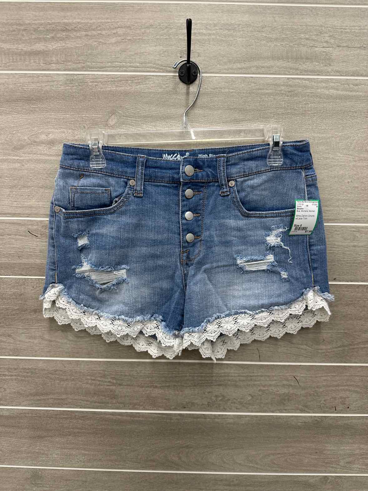 Mossimo Size 6 Blue Womens Shorts