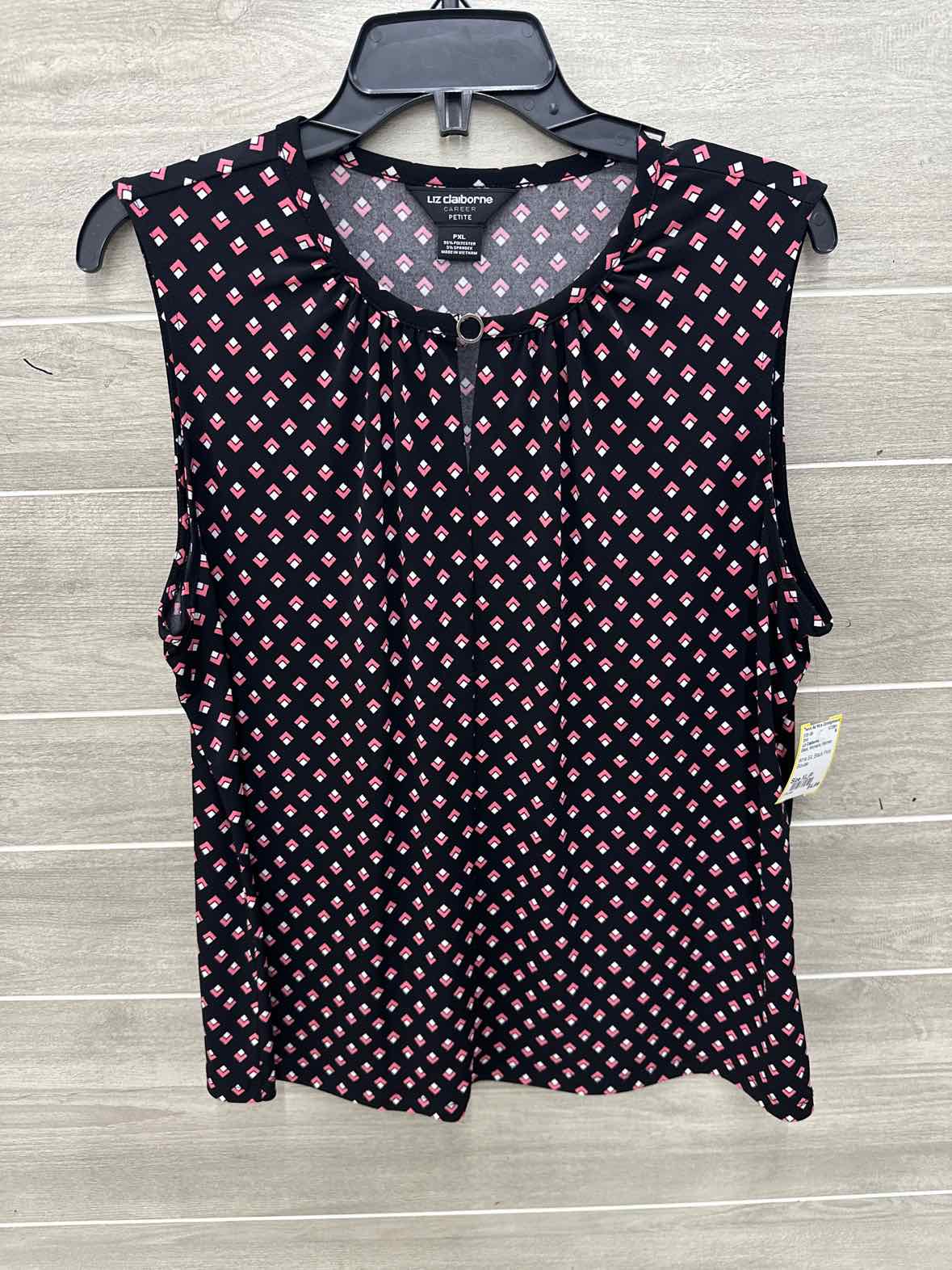 Liz Claiborne Black Womens Women Size XL/P Shirt