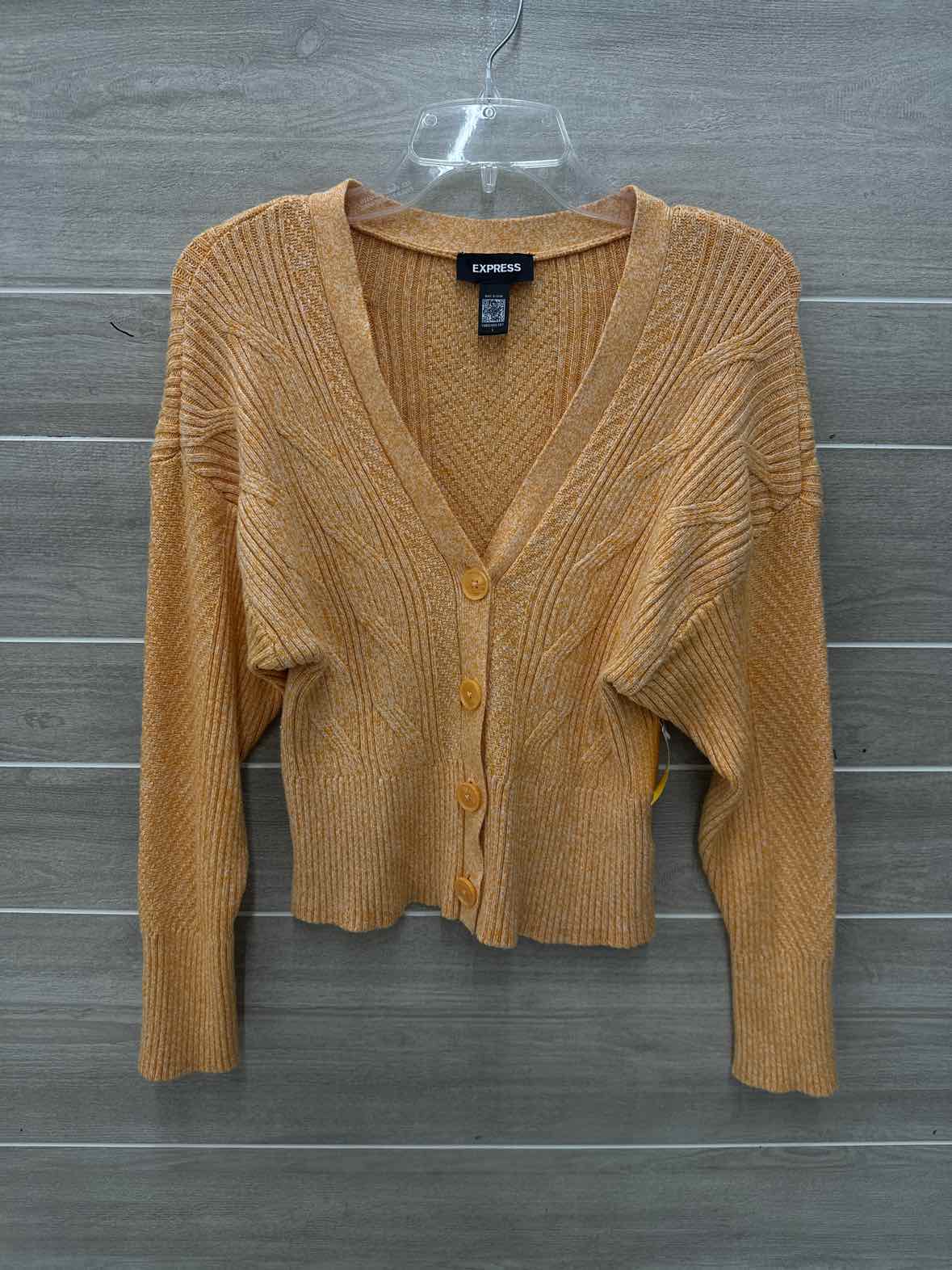 Express Orange Womens Women Size L Sweater