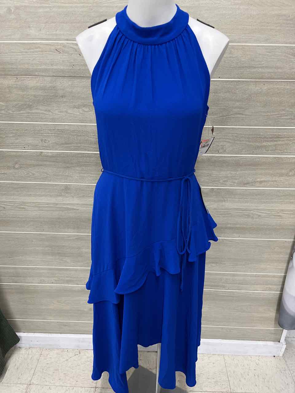 Gabby Skye Size 8 Blue Womens Dress