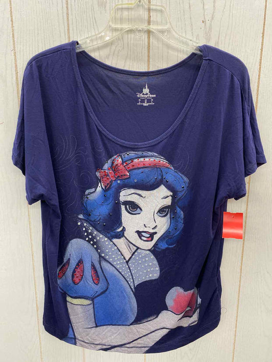 Disney Navy Womens Size M Shirt