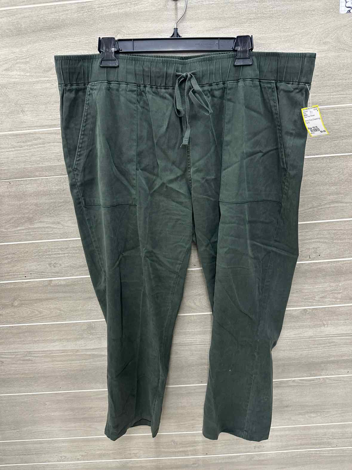 Buffalo Size 16/18 Olive Plus Pants
