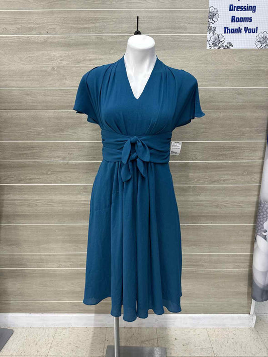 Gal Meets Glam Blue Womens Women Size 4 Dress
