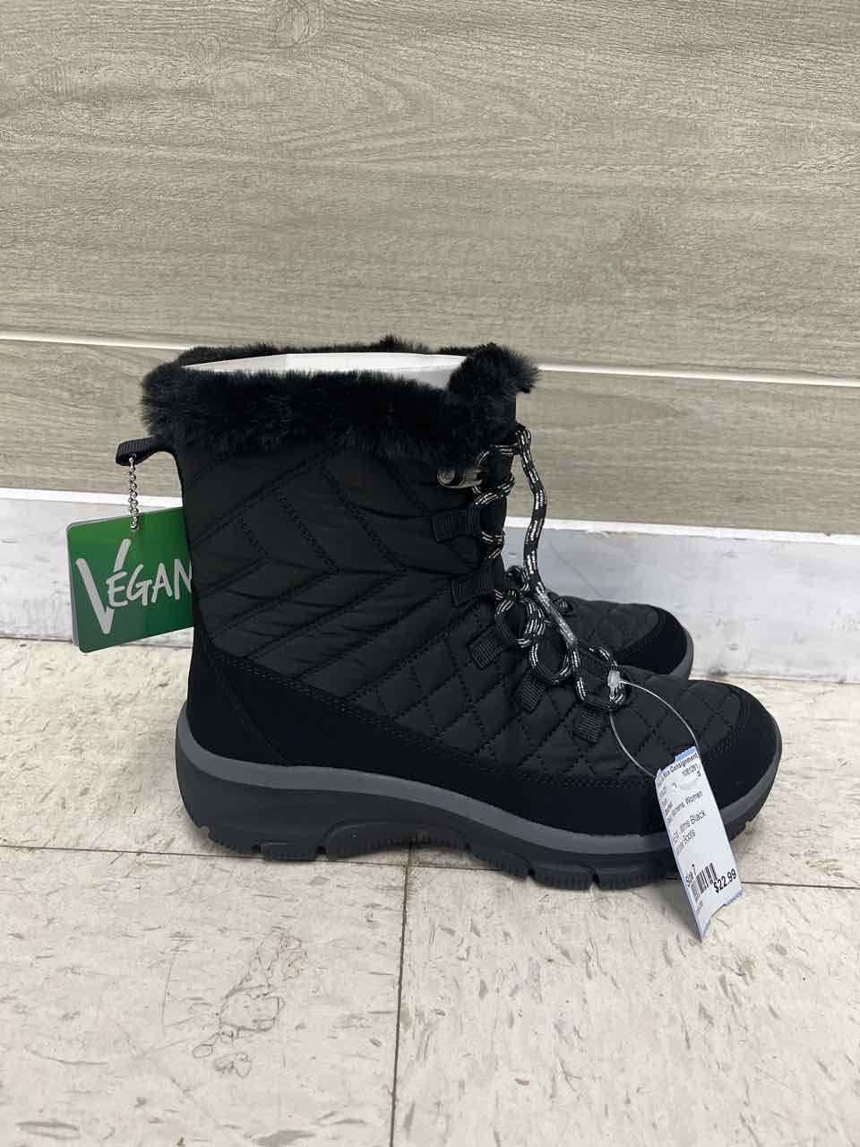 Skechers US Shoe Size 7 Black Womens Boots