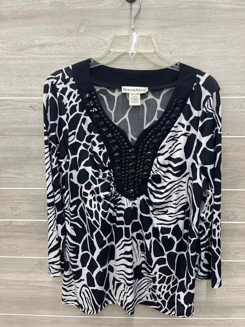 Seventh Ave Size XL Black Womens Blazer