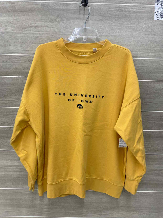 Yellow Womens Size XL Sweatshirt