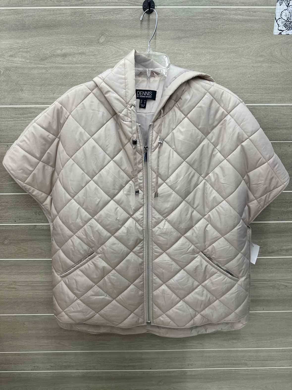 Dennis Basso Size M/L Tan Womens Jacket (Outdoor)