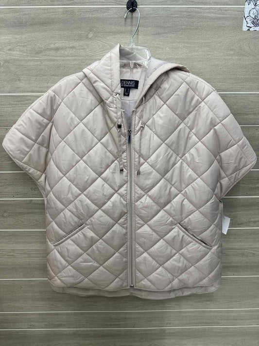 Dennis Basso Size M/L Tan Womens Jacket (Outdoor)