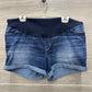 Liz Lange Size XL Blue Maternity Shorts