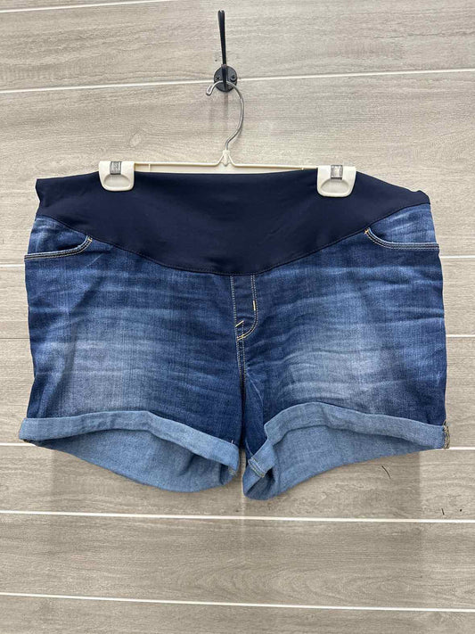 Liz Lange Size XL Blue Maternity Shorts