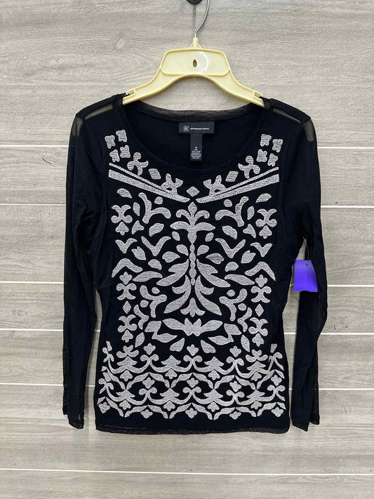 INC Size M Black Womens Shirt