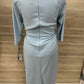 Adrianna Papell Blue Womens Women Size 16W Dress