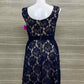 Julian Taylor Navy Womens Size 12 Dress