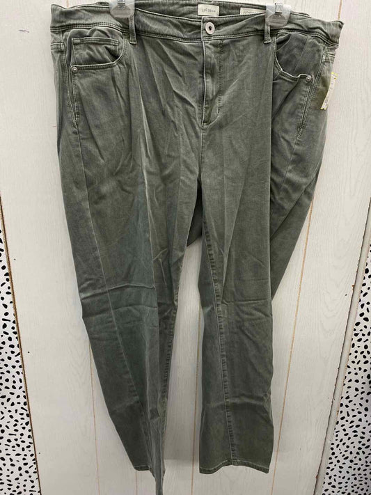 J Jill Olive Womens Size 20W Pants