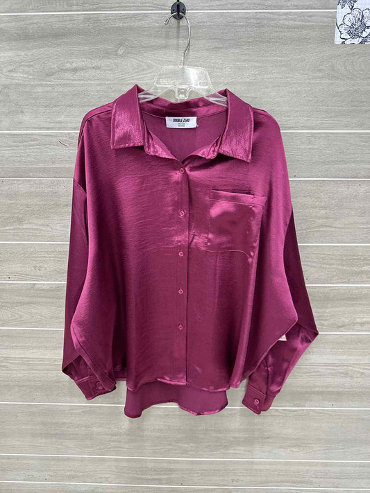 Double Zero Purple Womens Women Size XL Shirt