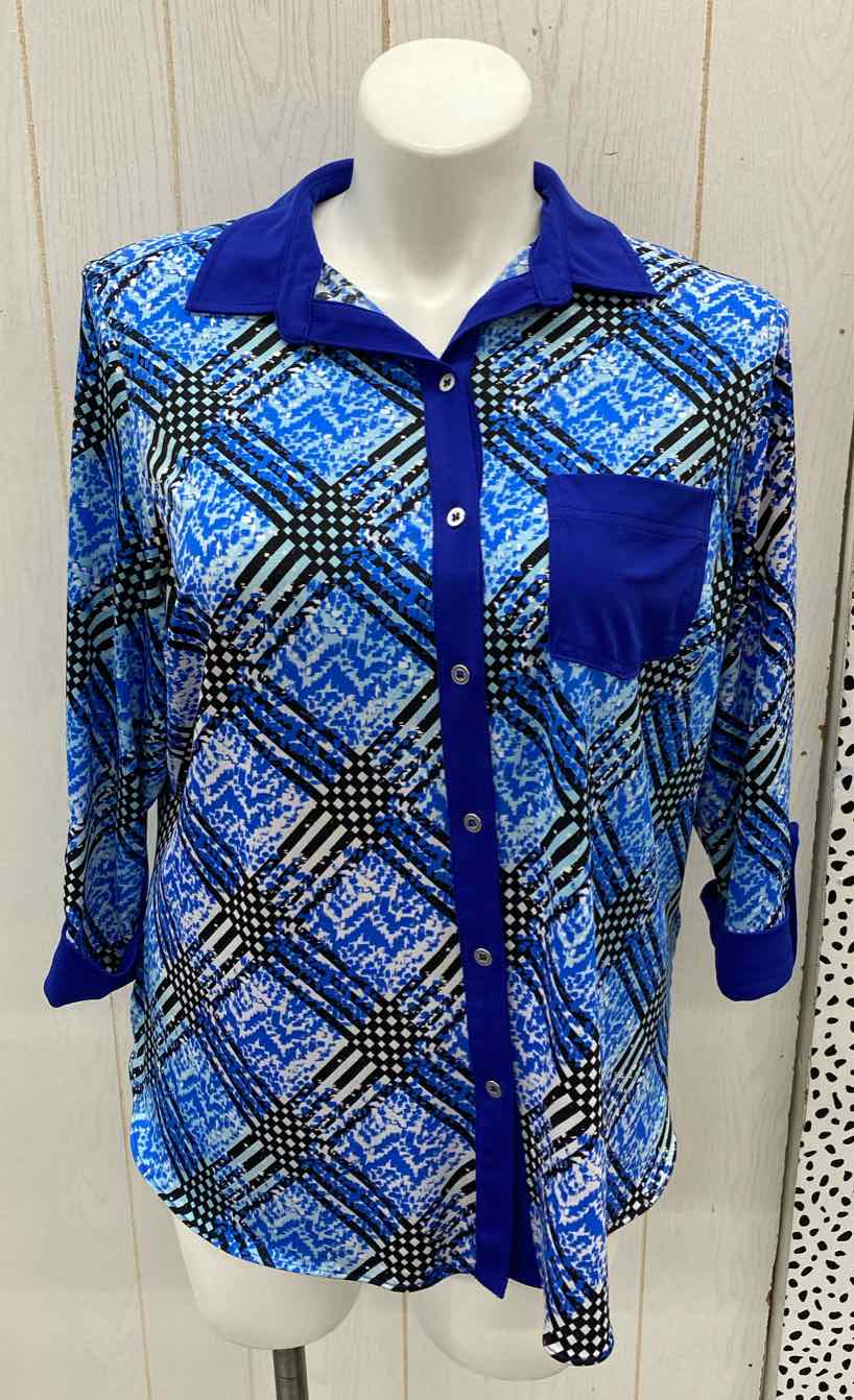 Nygard Blue Womens Size 1X Shirt