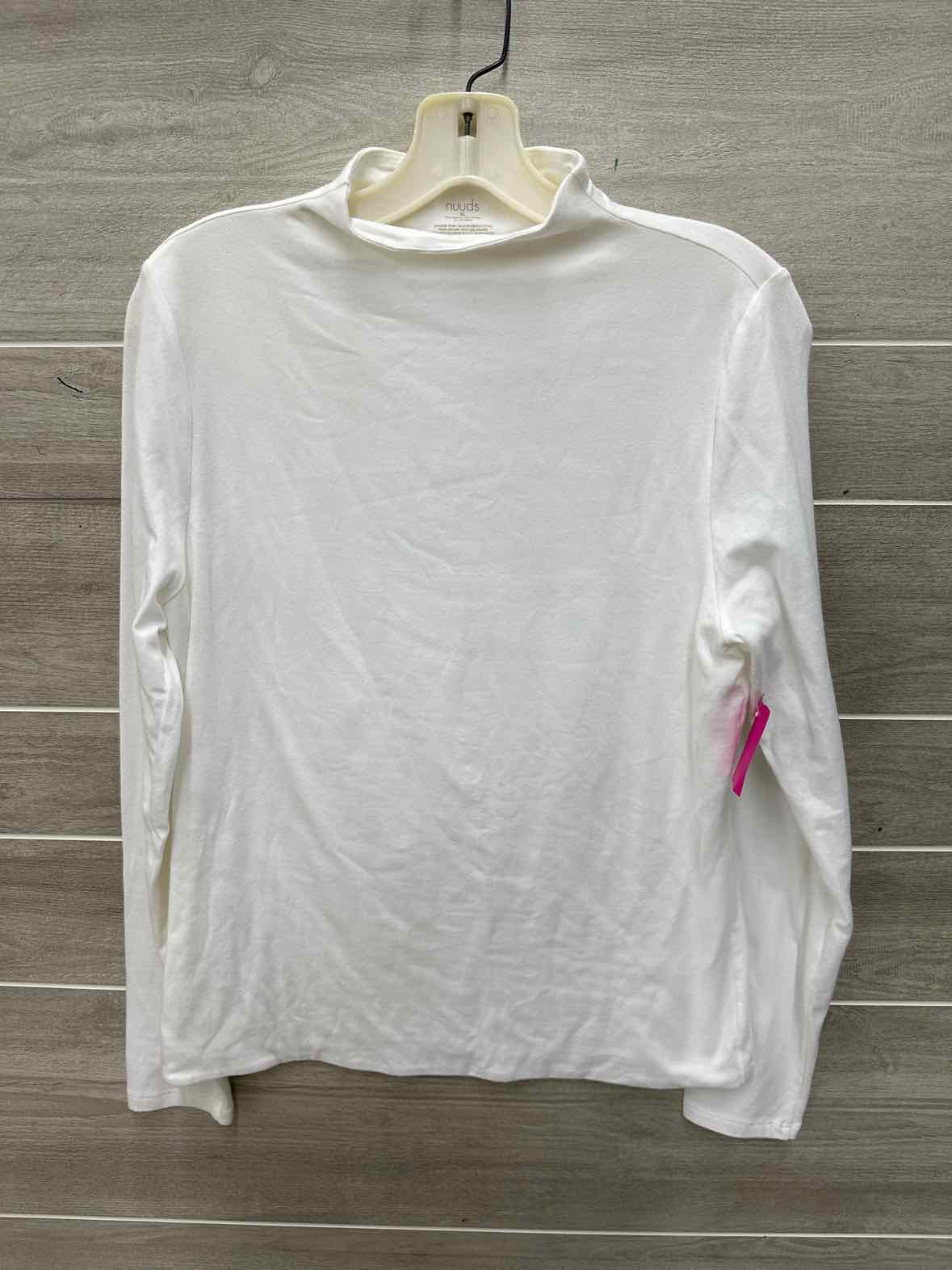 Nuuds Size XL White Womens Shirt