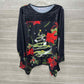 Black Womens Women Size 18/20 Shirt