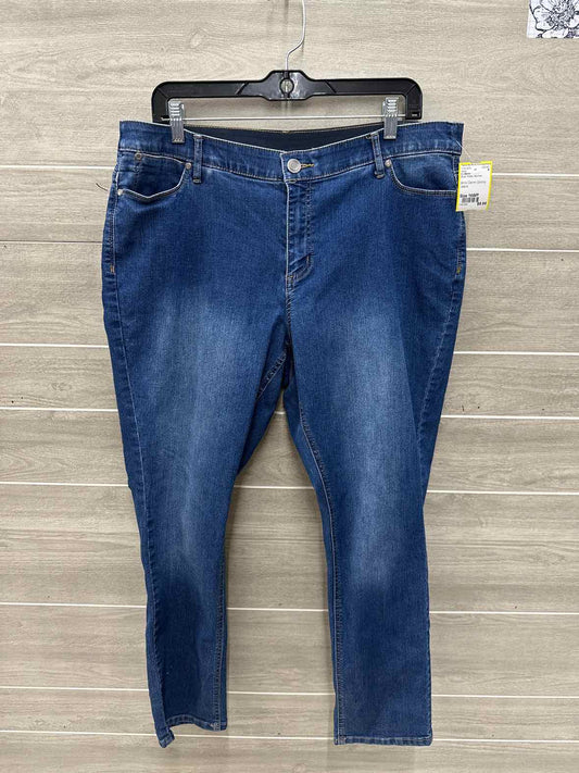 CJ Banks Size 16WP Blue Petite Jeans