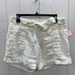 Garnet Hill White Womens Size 6 Shorts