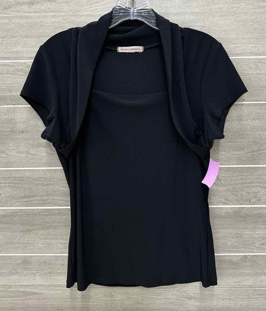 Susan Lawrence Black Junior Size L Shirt