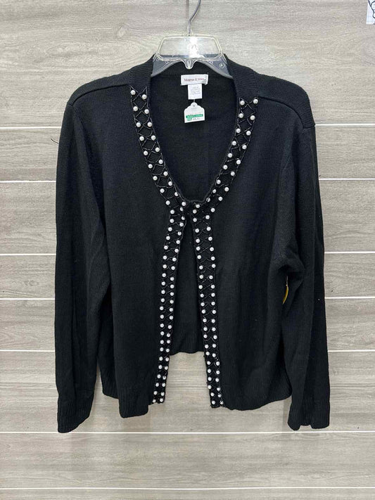 Monroe & Main Black Womens Size 1X Sweater