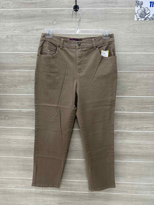 Gloria Vanderbilt Tan Womens Size 12 Pants