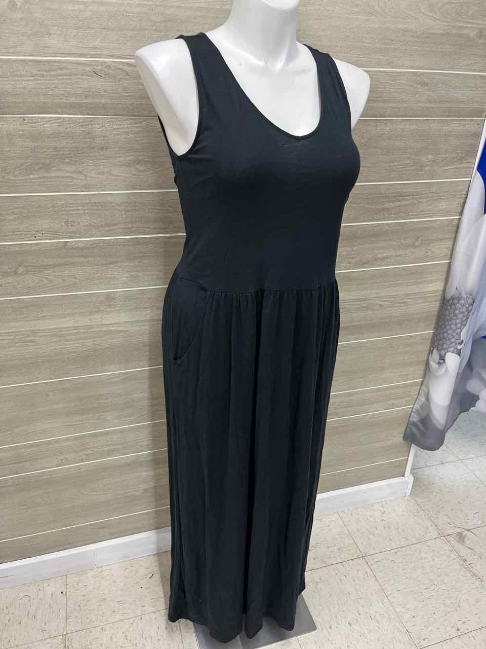 Garnet Hill Size 10 Black Womens Dress