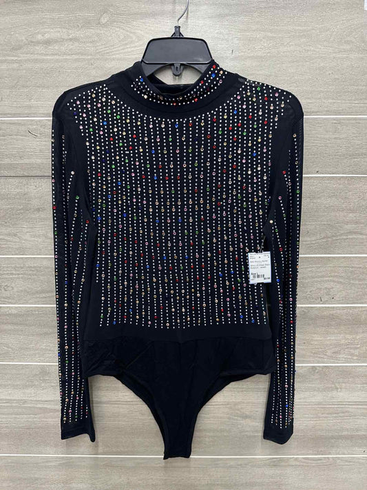 Size L Black Womens Bodysuit