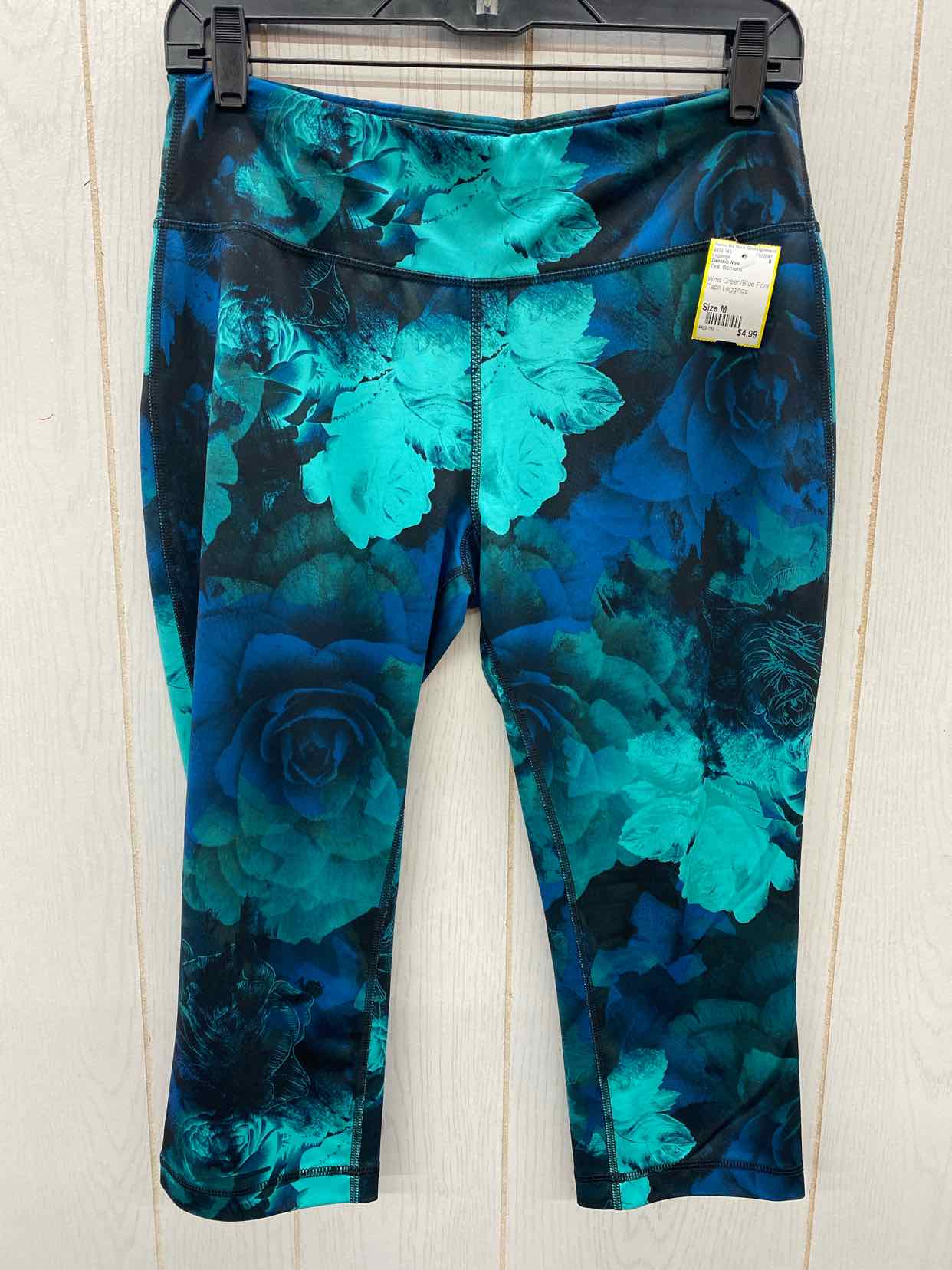 Danskin Now Teal Womens Size M Leggings