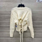 Miss Sparkling Size XL Cream Womens Sweater