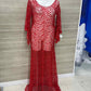 Size M/L Red Womens Dress