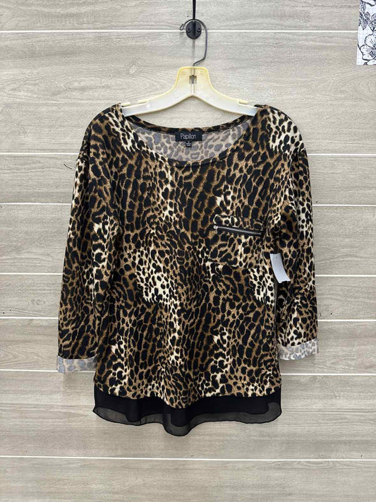 Papillon Black Womens Women Size Small Shirt
