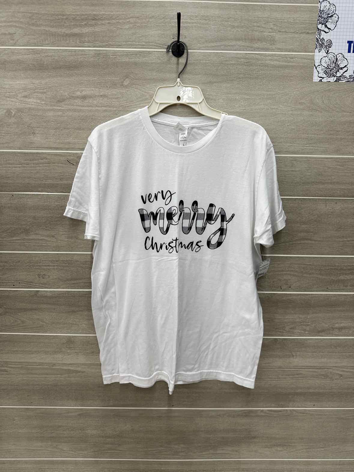 White Womens Women Size L Shirt