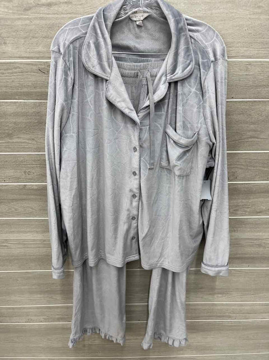 Gray Womens Women Size 2X Pajamas