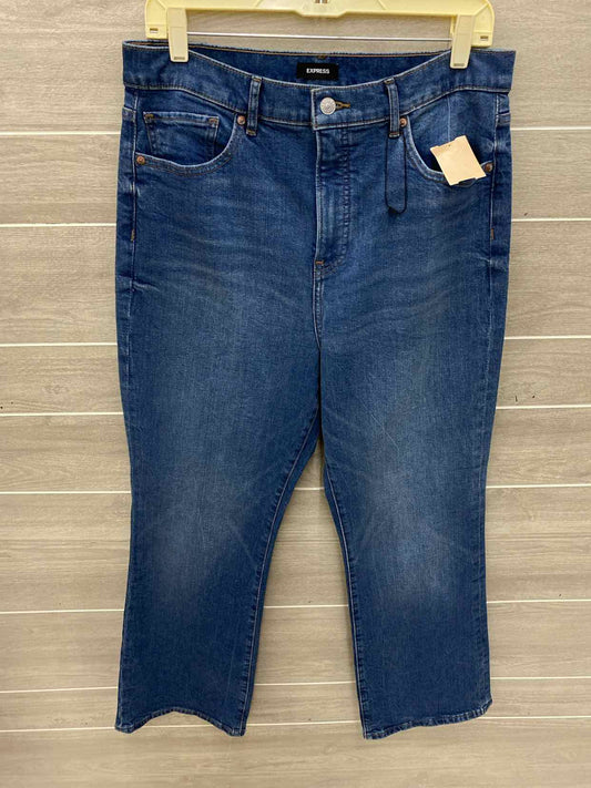 Express Blue Womens Size 12 Short Jeans