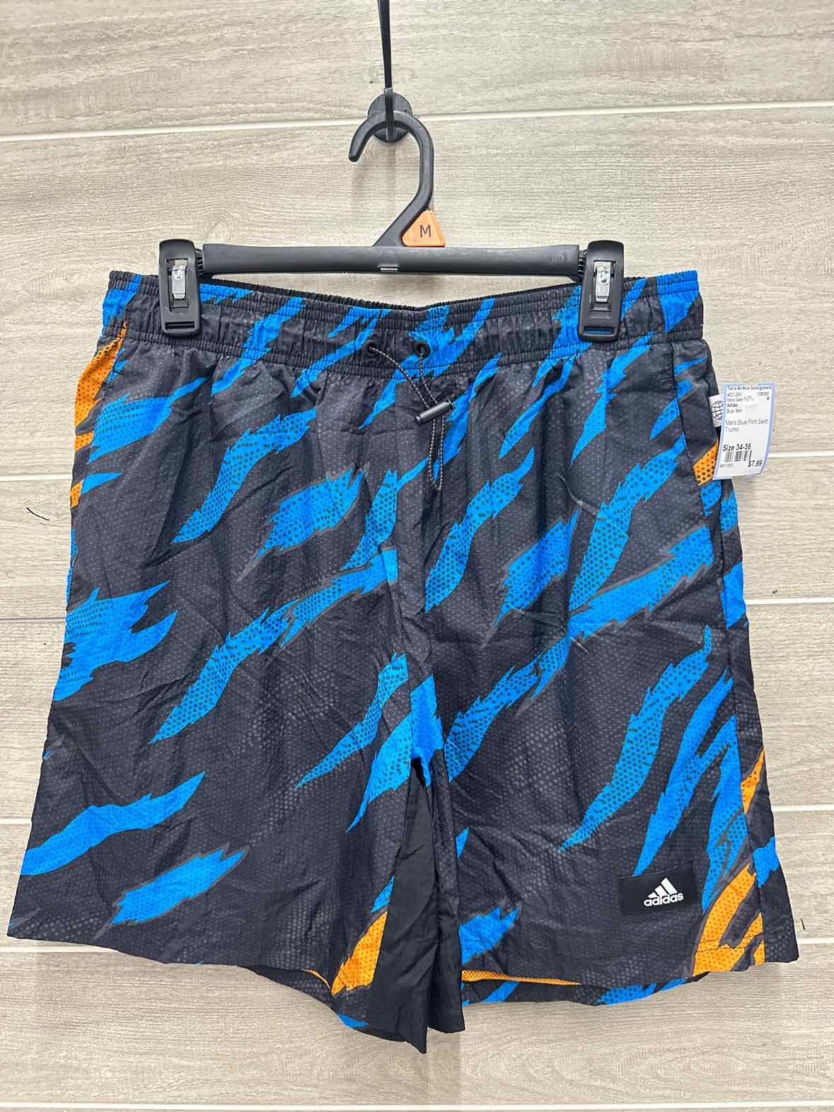 Adidas Size 34-36 Men Mens Swim Trunks