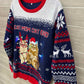 Blue Womens Women Size L Sweater