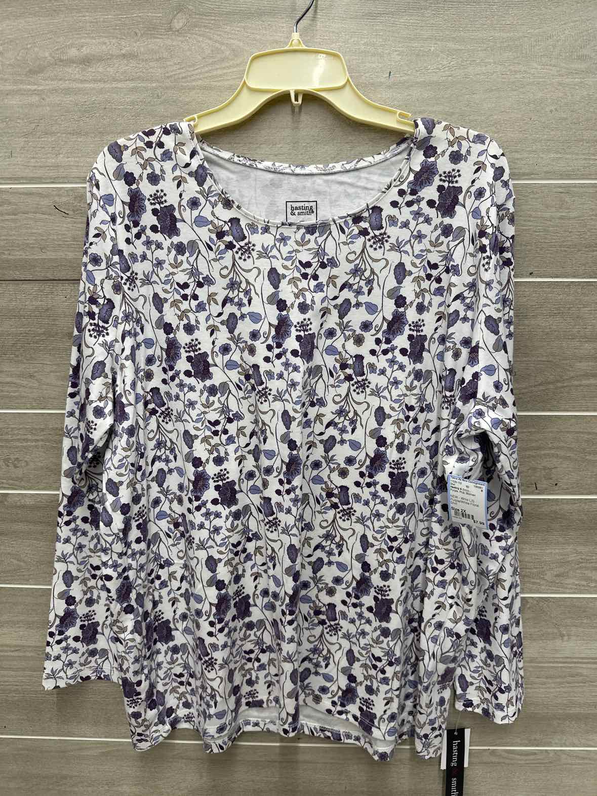 Hasting & Smith Size 2X Purple Plus Shirt