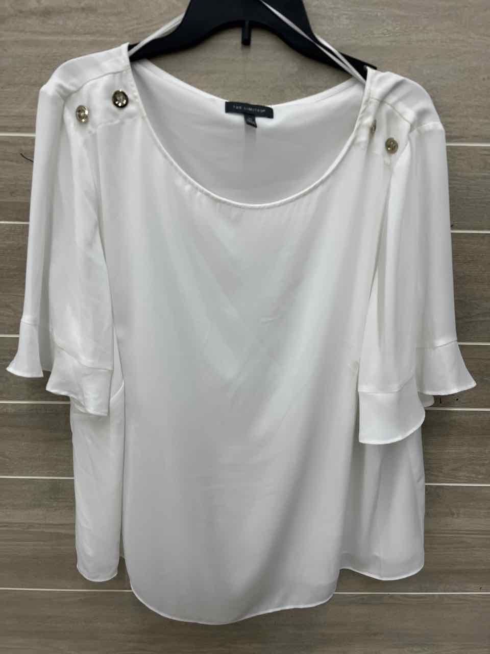 The Limited White Womens Women Size 2X Shirt