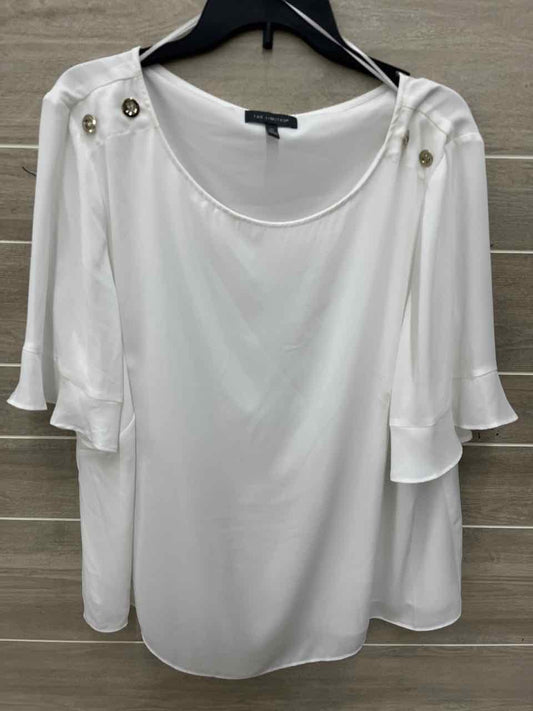 The Limited White Womens Women Size 2X Shirt