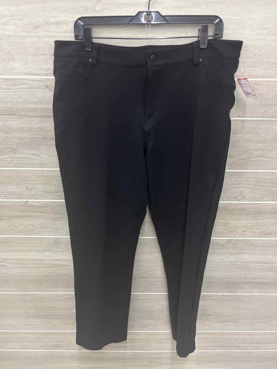 DKNY Size 16 Black Womens Pants